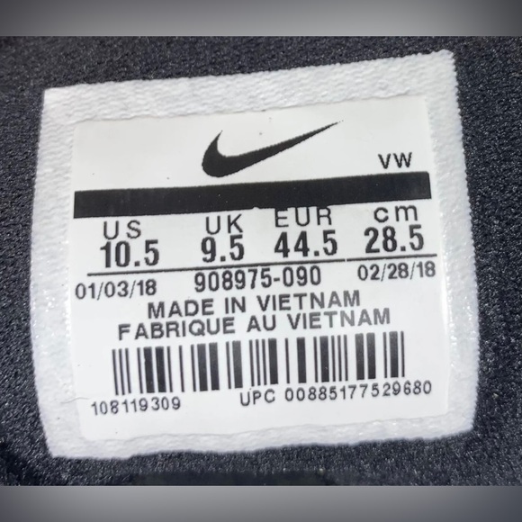 Nike Air Max Infuriate 2 Mens Basketball Shoes Low Sz 10.5 908975-090 Black Gold - Picture 10 of 10